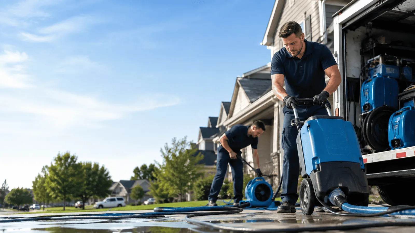 Dehumidification being performed in Summerdale, AL
